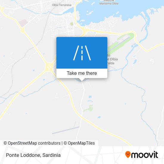Ponte Loddone map