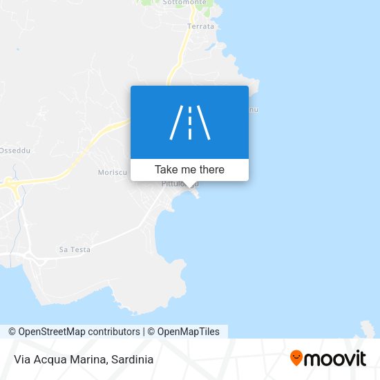 Via Acqua Marina map