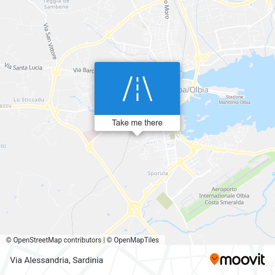 Via Alessandria map