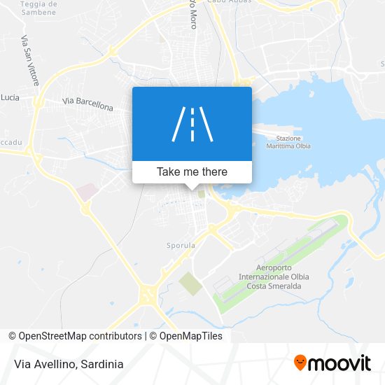 Via Avellino map