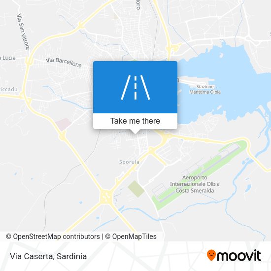 Via Caserta map