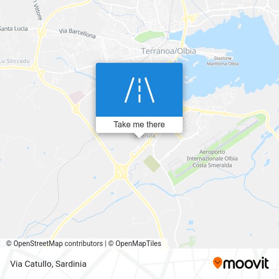 Via Catullo map