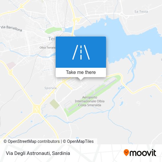 Via Degli Astronauti map