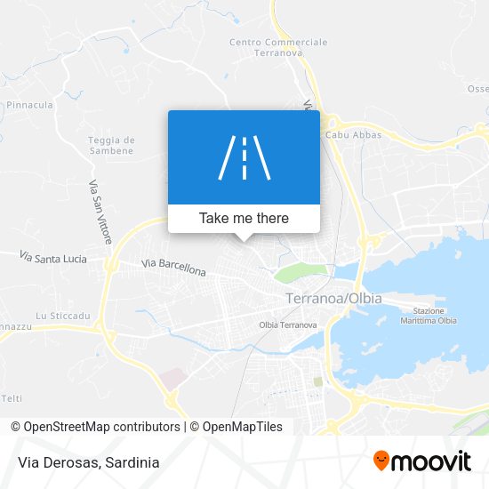 Via Derosas map
