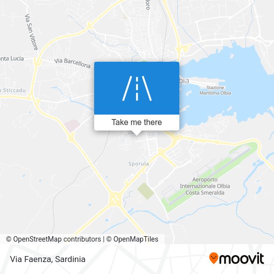 Via Faenza map