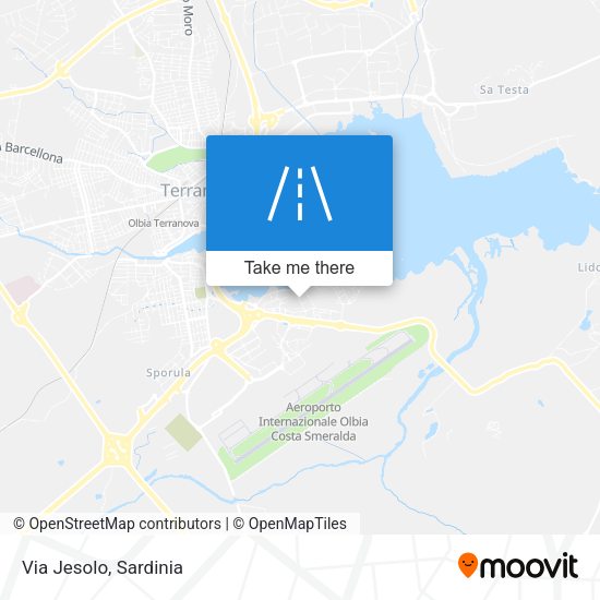 Via Jesolo map