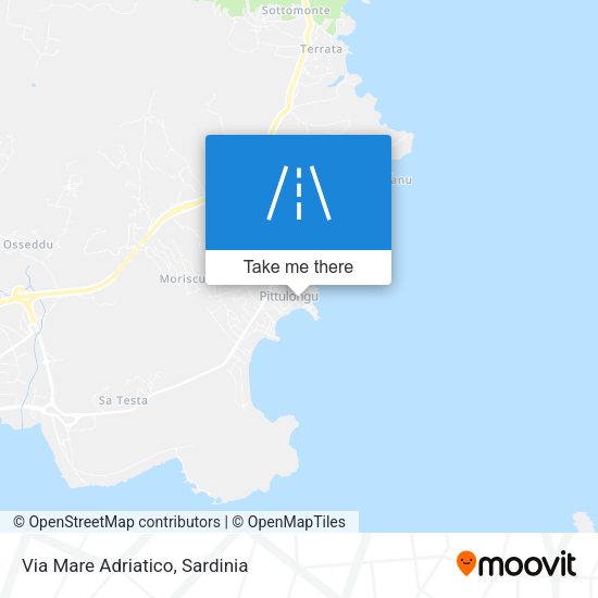 Via Mare Adriatico map