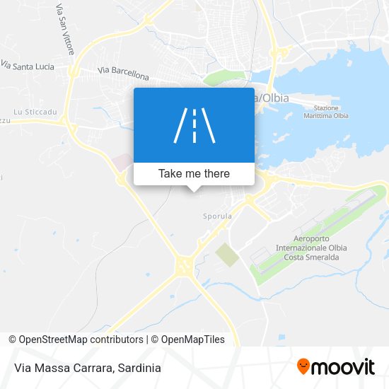 Via Massa Carrara map