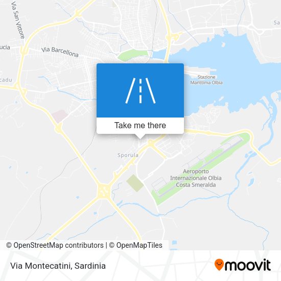 Via Montecatini map