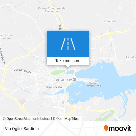 Via Oglio map