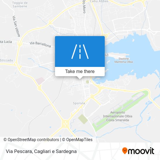 Via Pescara map