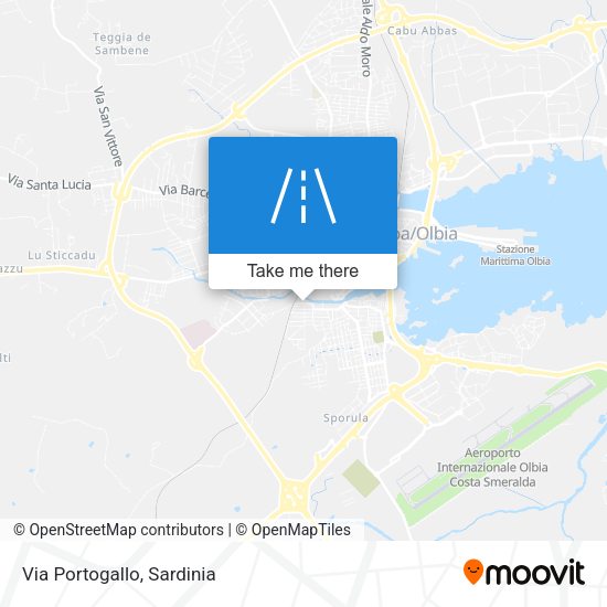 Via Portogallo map