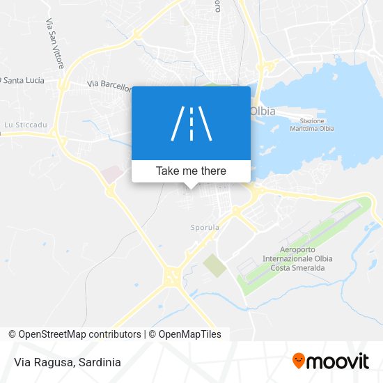 Via Ragusa map