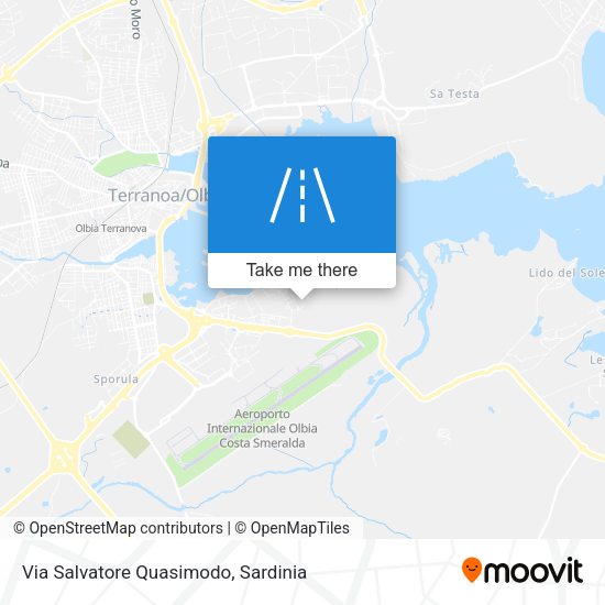 Via Salvatore Quasimodo map