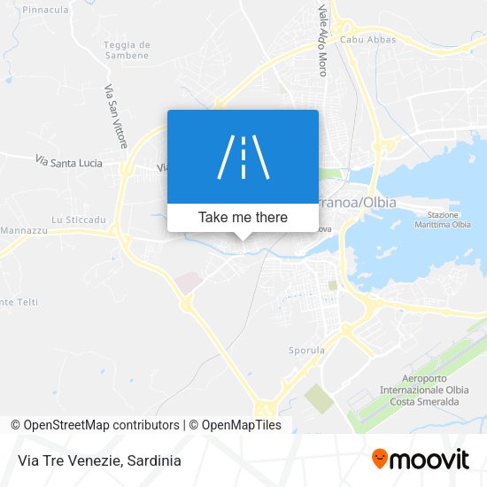 Via Tre Venezie map