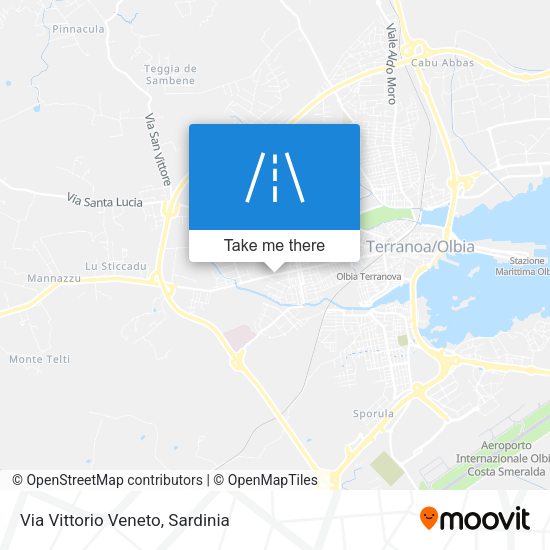 Via Vittorio Veneto map