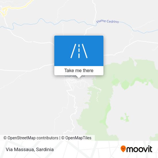 Via Massaua map