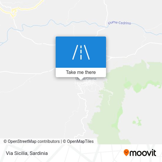 Via Sicilia map