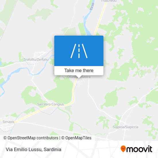 Via Emilio Lussu map