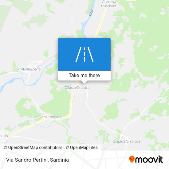 Via Sandro Pertini map