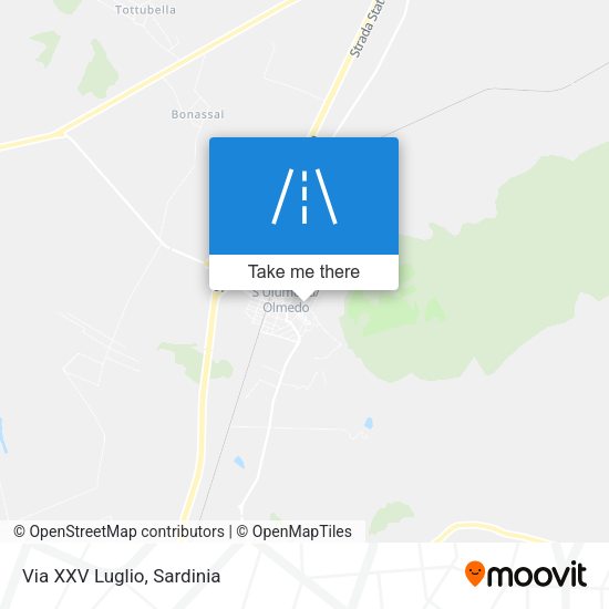 Via XXV Luglio map