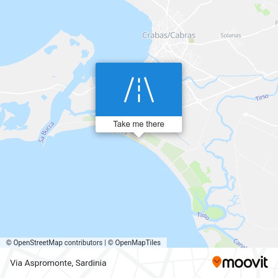 Via Aspromonte map