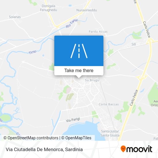 Via Ciutadella De Menorca map