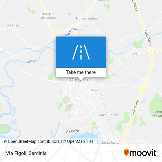 Via Figoli map