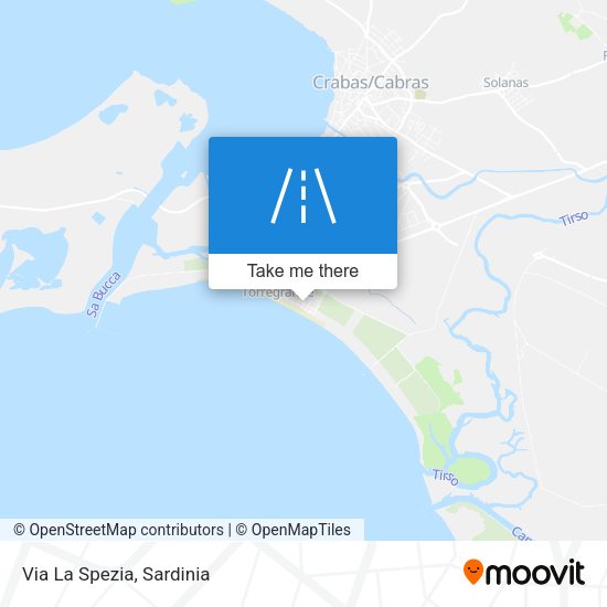 Via La Spezia map
