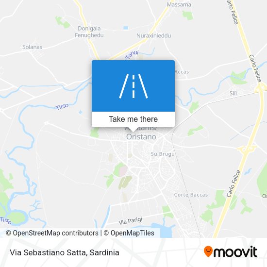 Via Sebastiano Satta map
