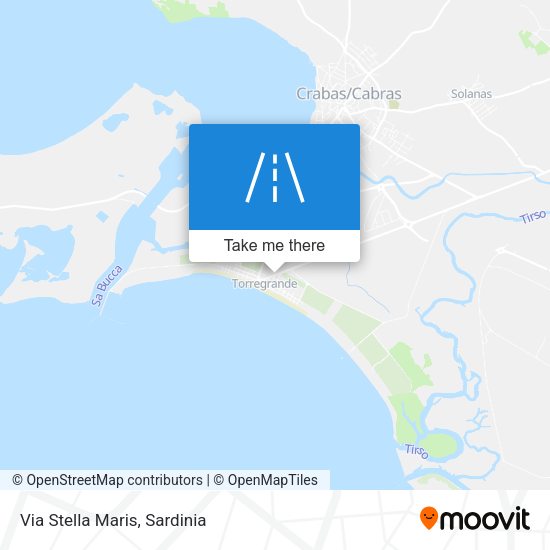 Via Stella Maris map
