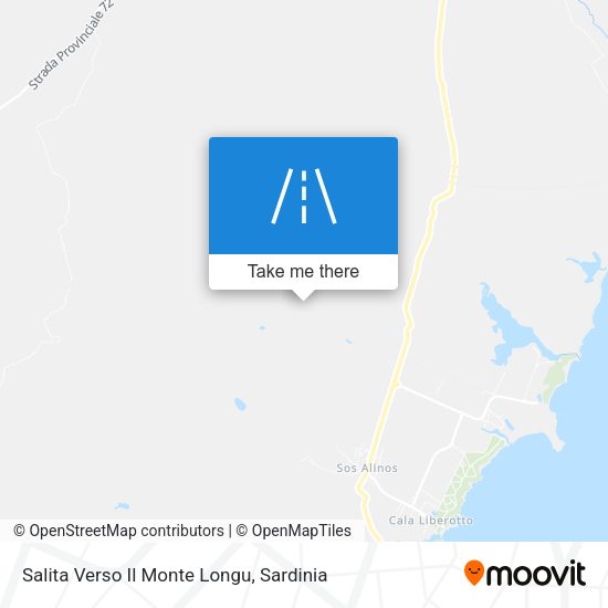 Salita Verso Il Monte Longu map