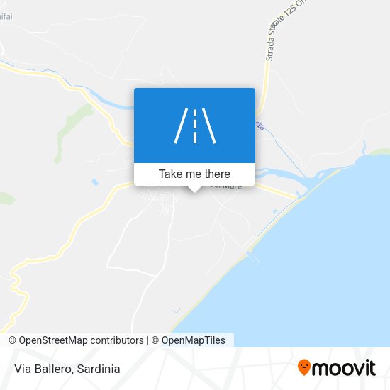 Via Ballero map