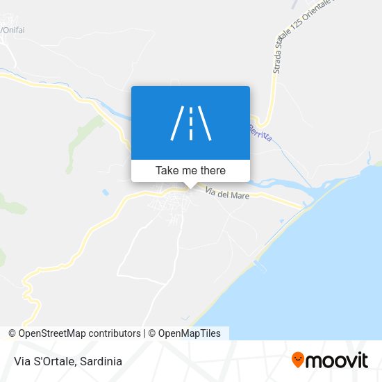 Via S'Ortale map