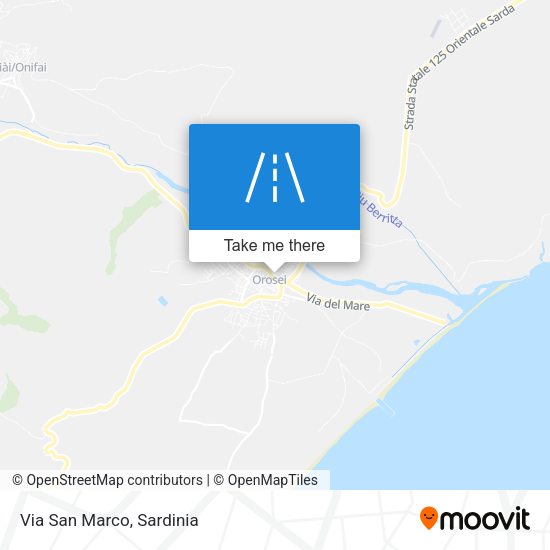 Via San Marco map