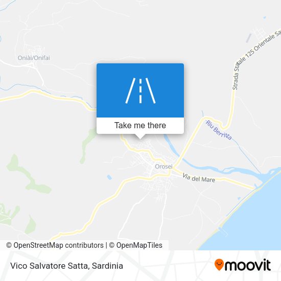 Vico Salvatore Satta map