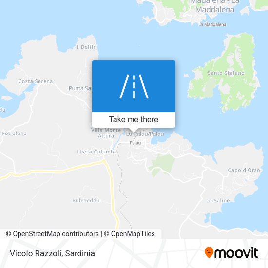 Vicolo Razzoli map