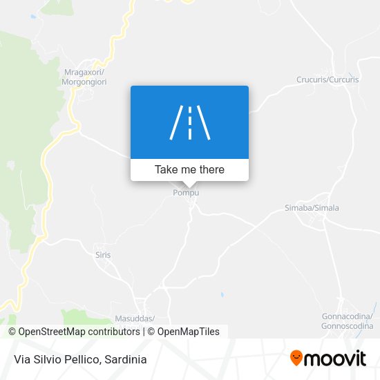 Via Silvio Pellico map