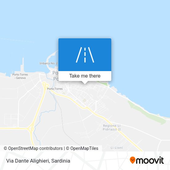Via Dante Alighieri map