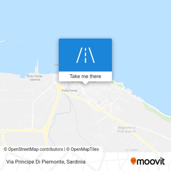 Via Principe Di Piemonte map