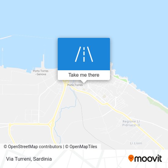 Via Turreni map