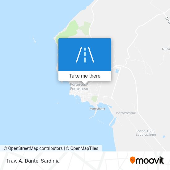 Trav. A. Dante map
