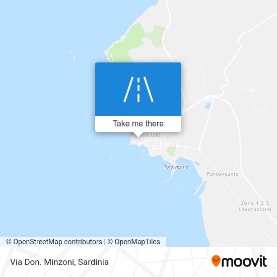Via Don. Minzoni map