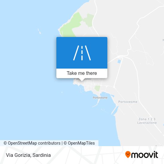 Via Gorizia map