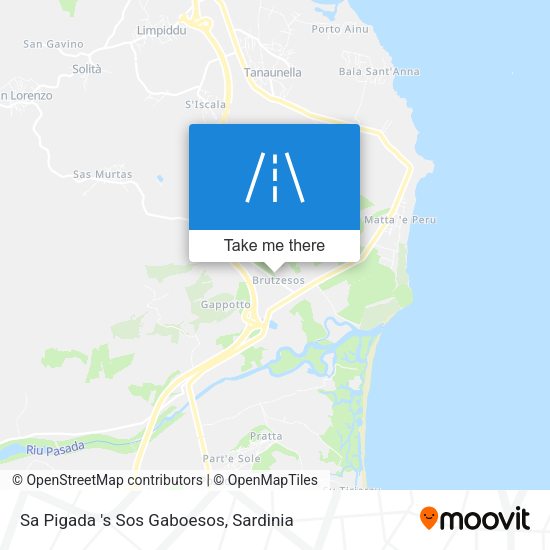 Sa Pigada 's Sos Gaboesos map