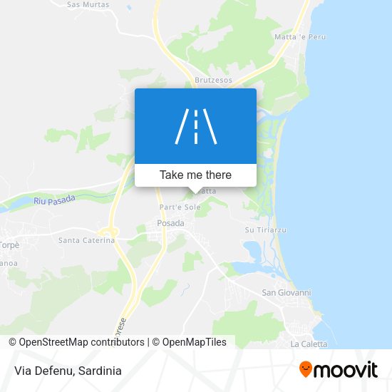 Via Defenu map