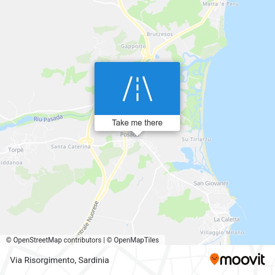 Via Risorgimento map