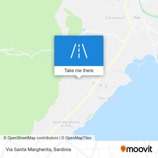 Via Santa Margherita map