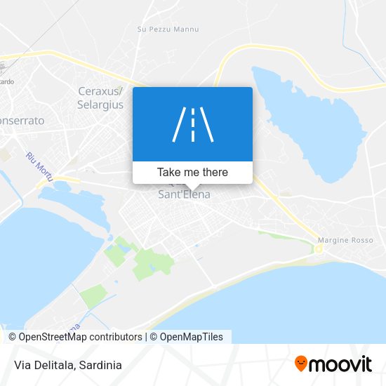 Via Delitala map