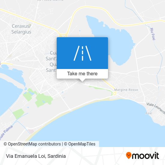 Via Emanuela Loi map